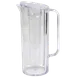 TableCraft PP322FIN Clear 2-Qt Infusion Pitcher, 64-95oz, BPA‑Free SAN Plastic, Handle 1 image