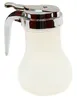 TableCraft PP410J 10oz Teardrop Syrup Jar, BPA‑Free Polypropylene, Dishwasher Safe, Transparent 1 image