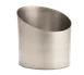 TableCraft R44 - 17-18 oz French Fry Cup, 3-3/4" Dia × 4-1/4", Stainless Steel, Dishwasher Safe 1 image