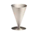 TableCraft R57 French Fry Cone, 17-1/2oz 4-1/2" Dia × 6-3/4" Height, Stainless Steel, Dishwasher Safe 1 image