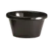 TableCraft RAM3BK - 3 oz Black Melamine Ramekin Sauce Cup, Plain, Dishwasher Safe 1 image