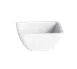 TableCraft RAMS2W 2oz Square Melamine Ramekin, White, Ribbed, NSF, Dishwasher Safe, 158°F/70°C 1 image