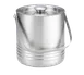 TableCraft RIB76 Ice Bucket – 58oz Double‑Wall Stainless Steel, 7”×6”×6.5”, Hotel Room Supply 1 image