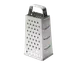 TableCraft Products SG200 Tapered Stainless Steel Box Grater, 3" x 4" x 9-1/4", Dishwasher Safe, 9"H 1 image