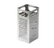 TableCraft Products SG201 Box Grater, 4" x 4" x 9", Stainless Steel, Dishwasher Safe 1 image