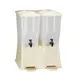 TableCraft TW33DP Double 3-Gallon Beverage Dispenser, 18-5/8" x 15-3/4" x 20-5/8", Polypropylene 1 image