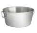 TableCraft WBT199 - Beverage Tub, 6-3/4 Gal, 19" x 9", Double Wall Stainless Steel, Dishwasher Safe 1 image