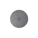 American Metalcraft EZ18907SP 7-1/2" Pizza Pan, Aluminum 18‑Gauge, 1 mm Std/1.5 mm HC, 2×3/8" Holes 1 image