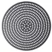 American Metalcraft EZ18919SP - 19" Round Pizza Pan, 18‑Gauge Al, 3/8" Holes, 1 mm/1.5 mm Hard‑Coat 1 image