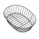 American Metalcraft STO11 Oval Basket, 11" L x 8" W x 2.5" H, Metal Wire, Design for Tabletop Use 1 image