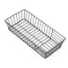 American Metalcraft STR13 - Nestable Metal Basket, 13" L x 6" W x 2.5" H, Minimal Design 1 image