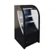 Excellence AC-6HC 25" Vertical Open Air Merchandiser in Black, Curved Profile, 2 Shelves, Glass Sides, 6 cu. ft. 1 image