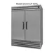 Excellence CR-43SSHC 54" 2-Section Reach-In Refrigerator w/ 2 Solid Doors, Bottom Mount, Stainless Steel, 43 cu. ft. 1 image