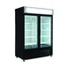 Excellence TKO-41 54" 2‑Section Glass Door Merchandiser Refrigerator, 40.6 cu ft, Black, LED, R290 1 image