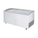 Excellence VB-7HC 66" Curved Lid Ice Cream Display Freezer, 18.5 cu. ft. 1 image