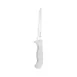 Taylor Precision 5248379 Fillet Knife – 11‑7/16”, 6” Blade, Steel, White Nylon Handle, NSF 1 image