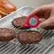 Taylor Precision 5302142RD Digital Meat Thermometer, Rotating Display, Waterproof Red Probe 12" 2 image