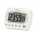Taylor Precision 584721 Kitchen Timer, 0.8" LCD, 23h 59m 59s, 12/24 Hour, Memory Recall, Chrome 1 image