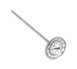 Taylor Precision 6212J Pocket Thermometer, Dial 2" Face, 25°F‑125°F, 8" Stem, Steel, ±2°F, 3‑Pt Cal 1 image