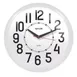Taylor Precision 6760 Patio Clock, 13-1/4" Dia., Dial, White Bezel, Metal, AA Battery (Not Included) 1 image