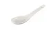 Yanco AC-005 - Chinese Soup Spoon 5-1/2" Porcelain White Dishwasher Oven Microwave Safe - Dozen 1 image