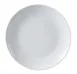 Yanco AC-12-C 12" White Porcelain Round Plate with Rolled Edge Coupe Rim, Dishwasher Safe - Dozen 1 image