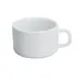 Yanco AC-3-P China Mug - 2-1/2 oz White Porcelain, 2-3/8" Dia x 2-3/8" H, Non-Stackable, 1 Dozen 1 image
