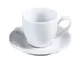 Yanco AC-36 - 4.5" White Porcelain Saucer, Rolled Edge, Dishwasher, Oven & Microwave Safe - Dozen 2 image
