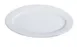 Yanco AC-41 - Oval Porcelain Platter 13-3/4" X 10" White Rolled Edge Dishwasher Safe - Dozen 1 image