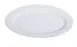 Yanco AC-61 Oval Porcelain Platter White 16" x 11-1/4" Rolled Edge Dishwasher Oven Safe - Dozen 1 image