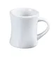 Yanco AC-75-H China Mug, 8-Ounce Super White Porcelain, 3-1/4" Dia x 3-1/2" H Nonstackable - Dozen 1 image