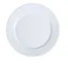Yanco AC-8 9" Porcelain Round Plate Rolled Edge Wide Rim Dishwasher/Oven/Microwave Safe - Dozen 1 image