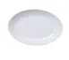 Yanco AC-812 - 20 Oz White Porcelain Oval Platter, 12" x 8-1/2", Edge, Dishwasher Safe - Dozen 1 image