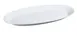 Yanco AC-96 Oval China Platter, 16" L x 7-3/4" W x 1-1/4" H, White Porcelain, Coupe Rim, Safe 1 image