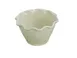Yanco AD-005 Dessert Dish, 3-3/4" Dia x 2" H, Fluted Wavy Rim, Heavy Melamine, Beige, NSF - Dozen 1 image