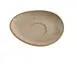 Yanco AG-002 Porcelain Saucer, 6" x 4½" Free‑Form Glazed Dishwasher, Oven & Microwave Safe - Dozen 1 image