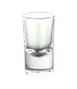 Yanco AS-001 - Shot Glass, 0.95 Oz Clear Glass, 1 3/8"W x1 3/8"D x2 5/8"H, Dishwasher Safe - Dozen 1 image