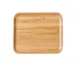 Yanco BB-112 Bamboo Serving Tray – 12" x 9-1/2" x 7/8" Rectangular, Wood, Perfect For Display 1 image