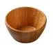 Yanco BB-205 - 15 oz Bamboo Round Bowl, 5-3/4" Diameter x 2-1/2" Height, Natural 1 image