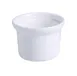 Yanco BK-105 - 16 Oz White Porcelain Bowl, 4-1/2" Dia x 4-1/2" H No Handles Microwave Safe - Dozen 1 image