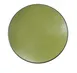 Yanco BM-109GR - Round Melamine Plate, 8.5" Diameter x 1" Depth, Gray & Birmingham Green, - Dozen 1 image