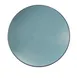 Yanco BM-109TL - Round Melamine Plate, 8.5" Diameter x 1" Gray & Teal Birmingham Color, Dozen 1 image