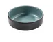 Yanco BM-4003TL Sauce Dish, 2 Oz, 3"W x 1"D x 3"H, Gray/Teal Melamine - Dozen 1 image