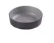Yanco BM-4004 - 4 oz Melamine Sauce Dish, 4" L x 4" W x 1-1/4" H Black Exterior Gray Interior, Dozen 1 image