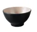 Yanco BM-404CL - Rice Soup Bowl, 10 Oz, 4.5" Dia X 2.75" H, Round Clay/Black Melamine, 1 Dozen 1 image