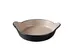 Yanco BM-606CL Deep Dish Sauce Dish, 12 Oz Black Melamine With Handle - Dozen 1 image