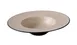 Yanco BM-710CL - 10‑oz Dessert Plate, 9.25" W x 5" D x 1.875" H, Clay/Black Melamine - Dozen 1 image