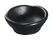 Yanco BP-0003 - Black Pearl Sauce Dish, 2.5 oz (¼ qt) 3‑3/4"×2‑1/4", Melamine, Mat Surface - Dozen 1 image