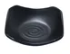 Yanco BP-0105 - Black Pearl Square Plate 5-1/2" (4"-5") 6 oz Melamine Matting Surface - Dozen 1 image