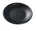 Yanco BP-1006 - Black Pearl 6" Round Melamine Plate with Matting Surface, 1 Dozen 1 image